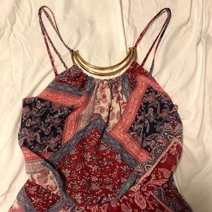 Patchwork Paisley Flow Dress